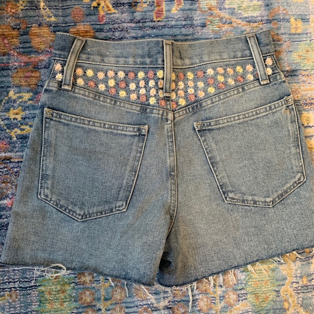 Madewell Embroidered Shorts